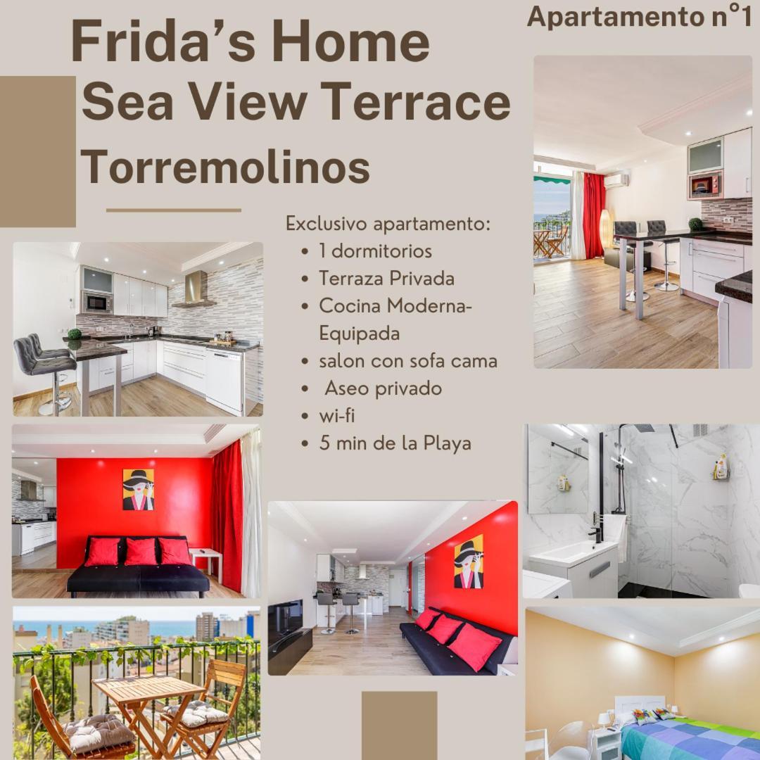 Frida'S Home-Sea View Terrace Torremolinos Exterior foto